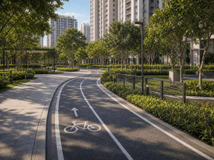 Bicycle track